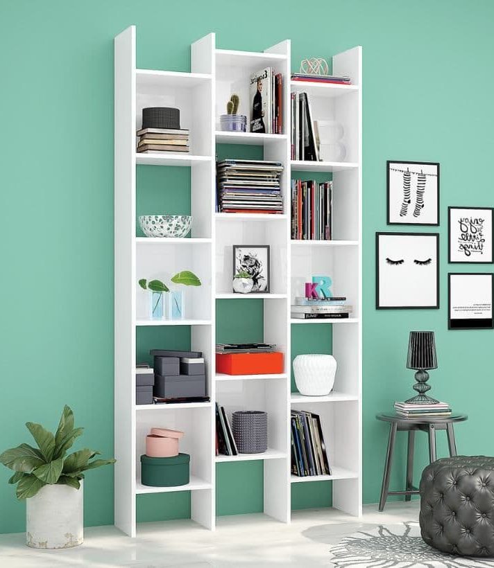 Luna Triple Bookcase