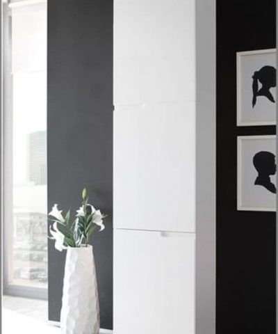 Jupiter Bookcase with Gloss Doors
