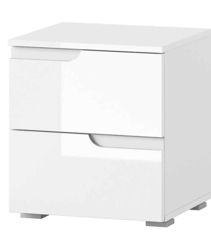 Jupiter 2 Drawer Bedside Table