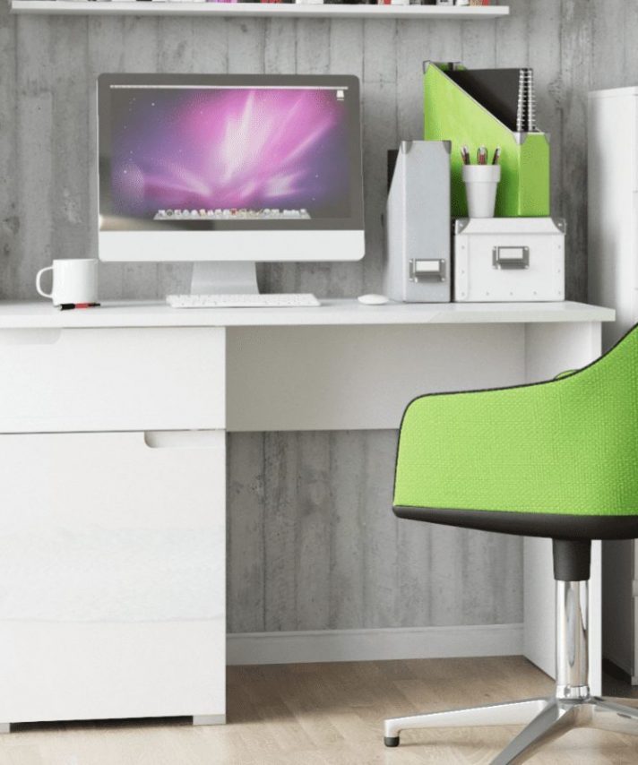 Jupiter Gloss Computer Desk