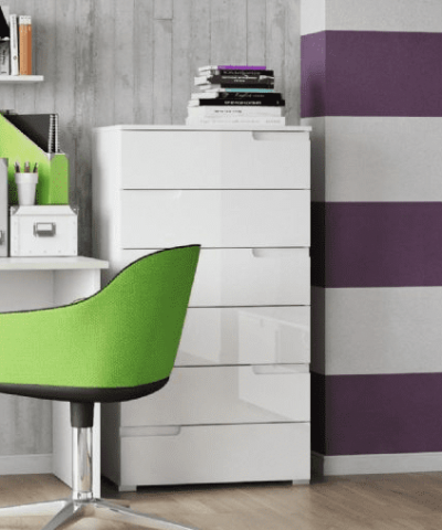 Jupiter High Gloss Chest Drawers