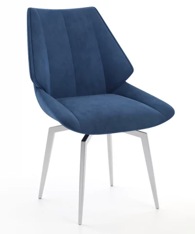 Allison Velvet Swivel Dining Chair