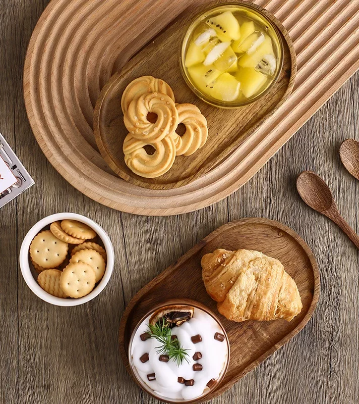 Japanese Walnut Wood Tray